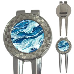 Summer Ocean Waves 3-in-1 Golf Divots