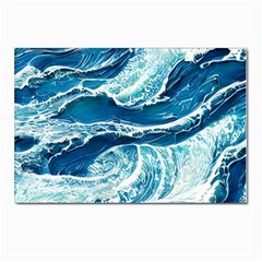 Summer Ocean Waves Postcard 4 x 6  (pkg Of 10) by GardenOfOphir