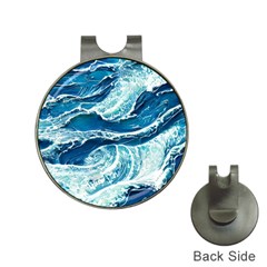 Summer Ocean Waves Hat Clips with Golf Markers