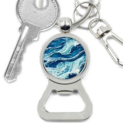 Summer Ocean Waves Bottle Opener Key Chain