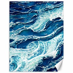 Summer Ocean Waves Canvas 12  x 16 