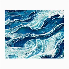 Summer Ocean Waves Small Glasses Cloth (2 Sides)