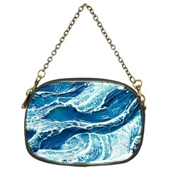 Summer Ocean Waves Chain Purse (One Side)