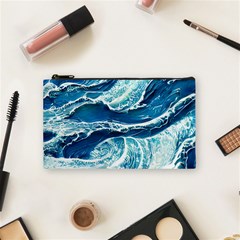 Summer Ocean Waves Cosmetic Bag (Small)