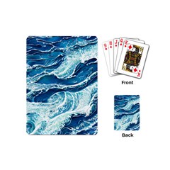 Summer Ocean Waves Playing Cards Single Design (Mini)