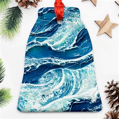 Summer Ocean Waves Ornament (Bell)