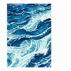 Summer Ocean Waves Small Garden Flag (Two Sides)