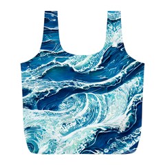 Summer Ocean Waves Full Print Recycle Bag (L)