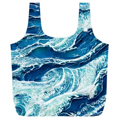 Summer Ocean Waves Full Print Recycle Bag (XL)