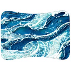 Summer Ocean Waves Velour Seat Head Rest Cushion