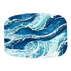 Summer Ocean Waves Mini Square Pill Box