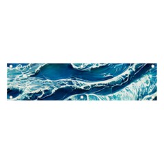 Summer Ocean Waves Banner and Sign 4  x 1 