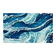 Summer Ocean Waves Banner And Sign 5  X 3  by GardenOfOphir