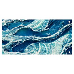 Summer Ocean Waves Banner and Sign 6  x 3 