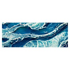 Summer Ocean Waves Banner and Sign 8  x 3 