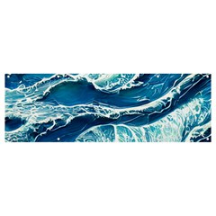 Summer Ocean Waves Banner and Sign 12  x 4 