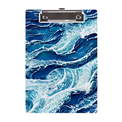 Summer Ocean Waves A5 Acrylic Clipboard