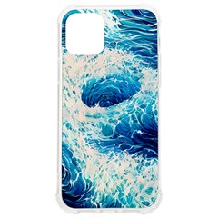 Abstract Blue Ocean Wave Ii Iphone 12/12 Pro Tpu Uv Print Case