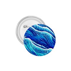 Blue Ocean Wave Watercolor 1 75  Buttons by GardenOfOphir