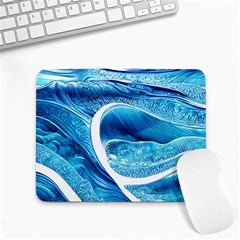 Blue Wave Small Mousepad by GardenOfOphir