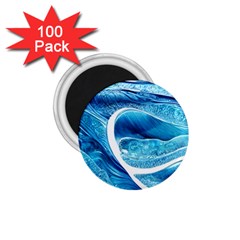 Blue Wave 1 75  Magnets (100 Pack)  by GardenOfOphir