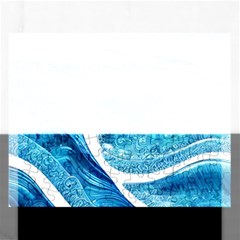 Blue Wave Rectangular Jigsaw Puzzl by GardenOfOphir