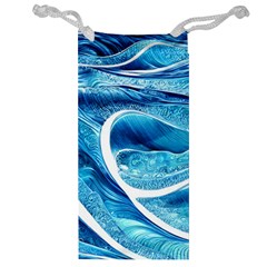 Blue Wave Jewelry Bag by GardenOfOphir