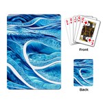 Blue Wave Playing Cards Single Design (Rectangle) Back