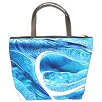 Blue Wave Bucket Bag Back