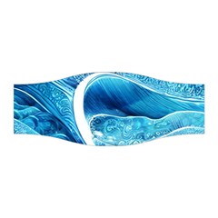 Blue Wave Stretchable Headband by GardenOfOphir