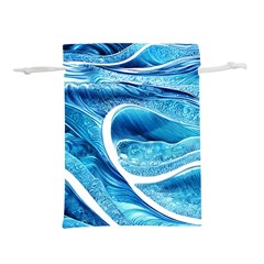 Blue Wave Lightweight Drawstring Pouch (m) by GardenOfOphir