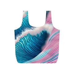 Pink Sea Water Full Print Recycle Bag (s) by GardenOfOphir