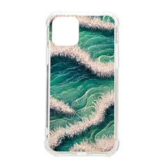 Blue Wave Pattern Iphone 11 Pro 5 8 Inch Tpu Uv Print Case by GardenOfOphir