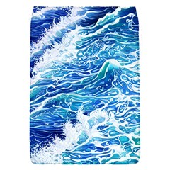 Abstract Blue Wave Removable Flap Cover (s) by GardenOfOphir