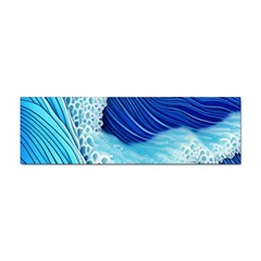 Waves Blue Ocean Sticker Bumper (100 Pack) by GardenOfOphir