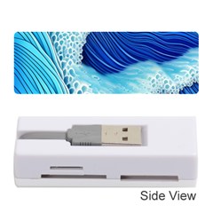 Waves Blue Ocean Memory Card Reader (stick) by GardenOfOphir