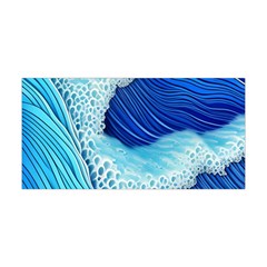 Waves Blue Ocean Yoga Headband by GardenOfOphir