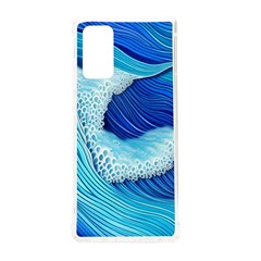 Waves Blue Ocean Samsung Galaxy Note 20 Tpu Uv Case by GardenOfOphir