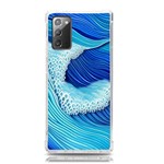 Waves Blue Ocean Samsung Galaxy Note 20 TPU UV Case Front