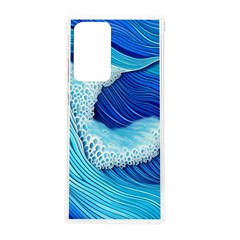 Waves Blue Ocean Samsung Galaxy Note 20 Ultra Tpu Uv Case by GardenOfOphir