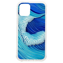 Waves Blue Ocean Iphone 12 Mini Tpu Uv Print Case	 by GardenOfOphir