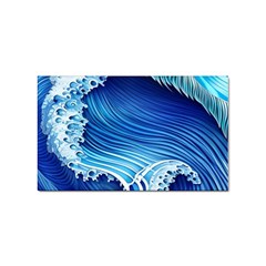 Watercolor Wave Sticker (rectangular) by GardenOfOphir