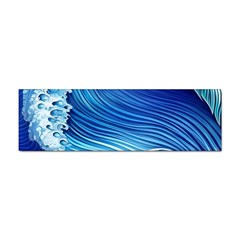 Watercolor Wave Sticker (bumper) by GardenOfOphir