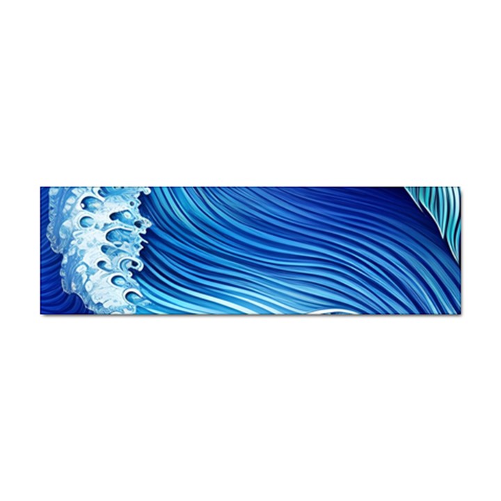 Watercolor Wave Sticker (Bumper)