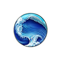 Watercolor Wave Hat Clip Ball Marker by GardenOfOphir