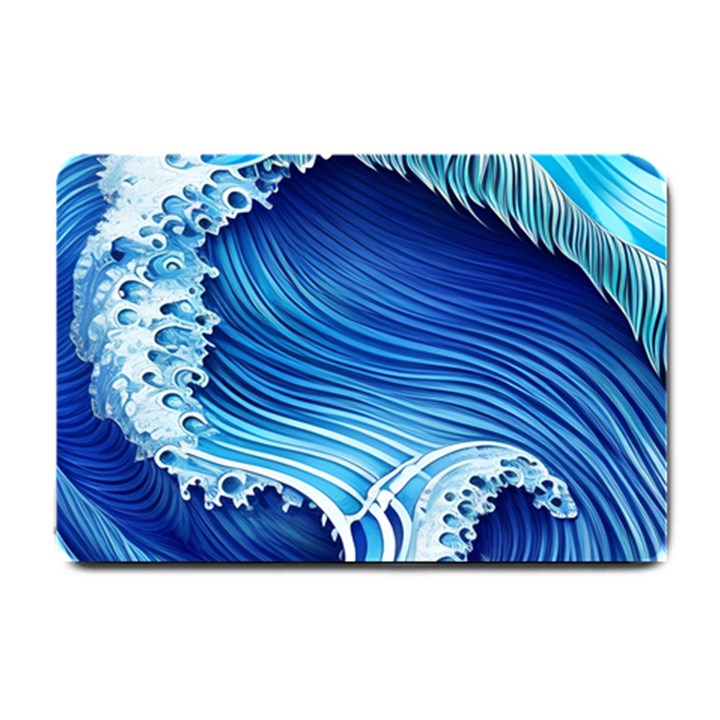 Watercolor Wave Small Doormat