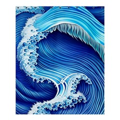 Watercolor Wave Shower Curtain 60  X 72  (medium)  by GardenOfOphir