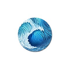 Beach Wave Golf Ball Marker by GardenOfOphir