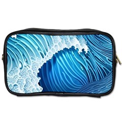 Beach Wave Toiletries Bag (one Side) by GardenOfOphir