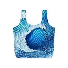 Beach Wave Full Print Recycle Bag (s) by GardenOfOphir